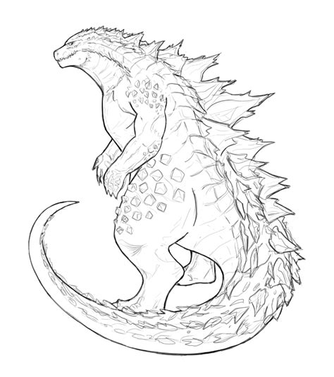Image result for Godzilla Drawing Tutorial Easy