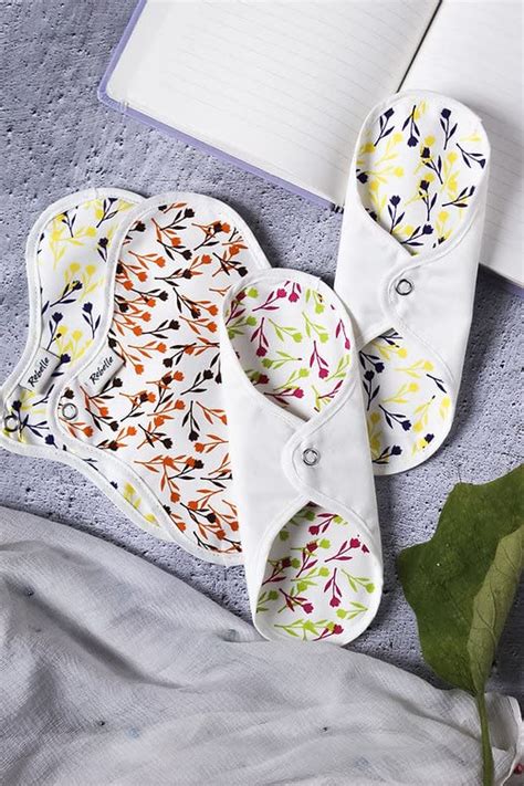 Buy Rebelle - Reusable Cloth Panty Liners (Pack of 4 | Mini-210mm ...