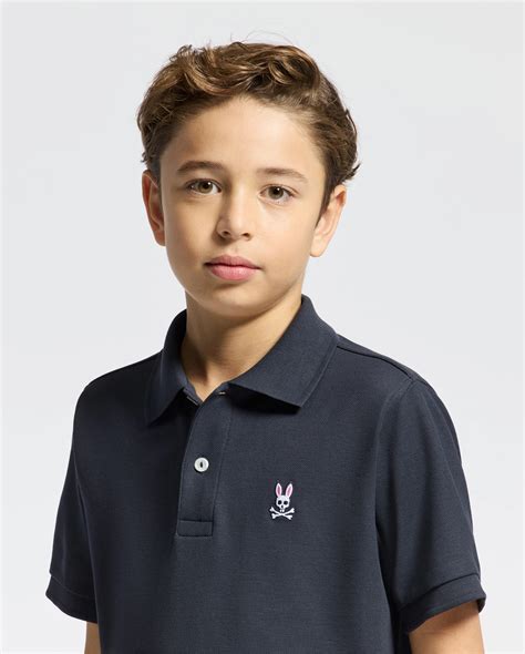 KIDS CLASSIC NAVY BLUE POLO | PSYCHO BUNNY