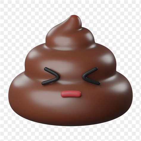 Png cute poop sticker, 3D | Premium PNG - rawpixel