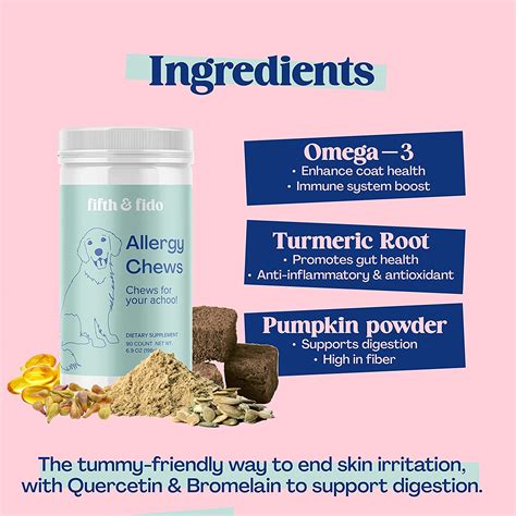 Buy Fifth & Fido Anti Itch for Dogs - Dog Allergy Chews, Dog Allergy ...