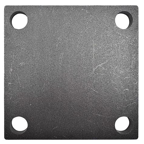 10 Pack 4x4" Weldable Square Steel Metal Baseplate – 4 Inch Steel Plate ...