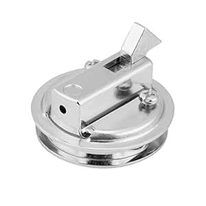 Zerone Flush Pull Hatch, 1.5in Zinc Alloy Flush Pull Hatch Latch Slam ...