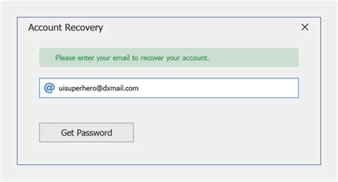 Image result for Password Recovery Form Inspiration