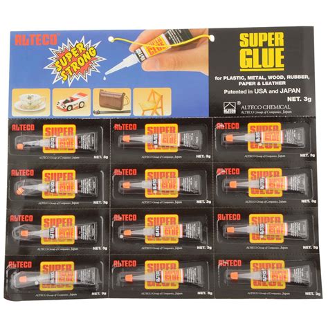 ALTECO Super Glue, Pack of 8 (3 Grams) : Amazon.in: Office Products