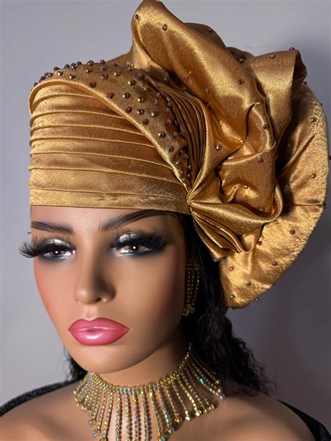 African Head Wrap . - Etsy Canada | African head wraps, African hair ...