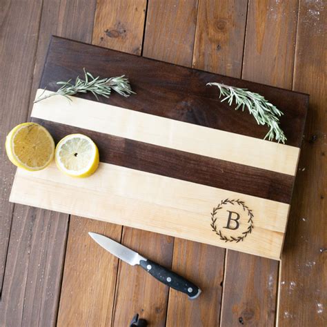 Custom Monogrammed Cutting Board – Meadow Larch Woodworks