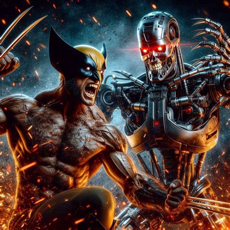 Image result for Wolverine vs Terminator