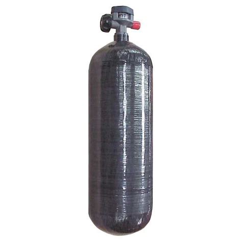 Air Systems Intl SCBA Cylinder, Carbon Fiber, 4500 psi, Gray AC-87 | Zoro