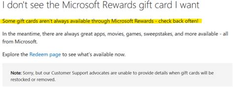 Re stocking PVR Gift cards - Microsoft Q&A