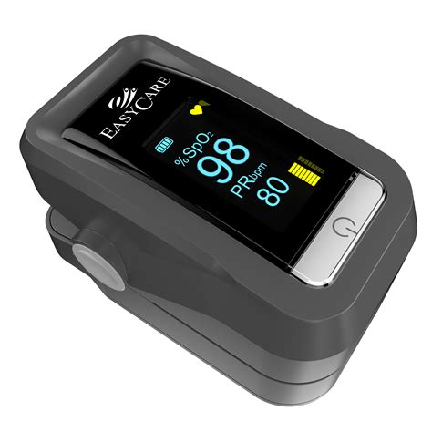 EASYCARE Pulse Oximeter Fingertip | SpO2 & Heart Rate Monitor | OLED ...