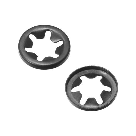 uxcell Starlock Washers, M5.5x11.2 Internal Tooth Push On Locking ...
