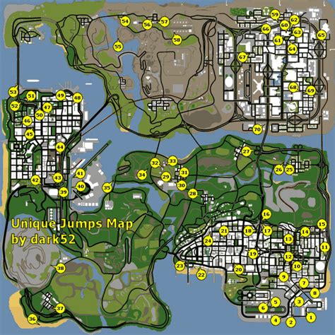 GTA San Andreas Maps: Complete Guide to All Locations