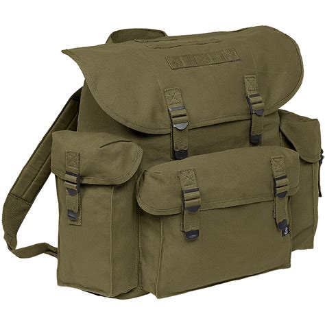 BRANDIT CLASSIC VINTAGE BW GERMAN ARMY BACKPACK MILITARY CANVAS ...