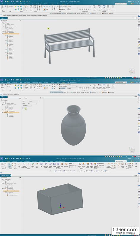 Solid Edge Tutorial 的图像结果