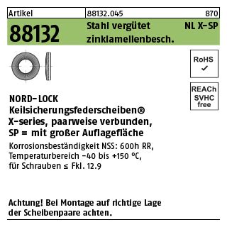 Nord-Lock X-series Scheib NLX10sp(10,5x21,0x 3,5) flZnnc
