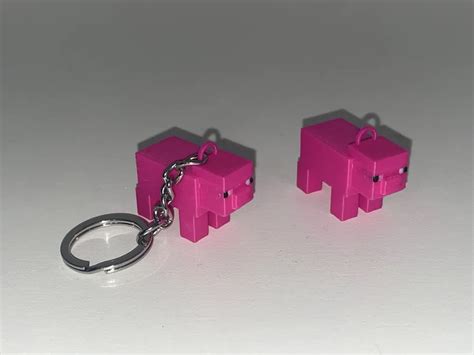 Image result for Minecraft Pig Keychain