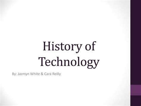 Image result for Lecture History of Technology