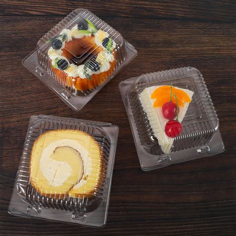 Hewnda 50 Pack 4 x 4 Inch Clamshell Takeout Tray,Clear India | Ubuy