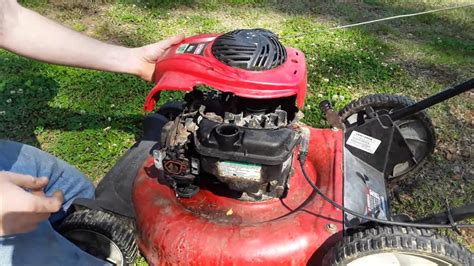 how to clean craftsman 6.75 lawn mower carburetor