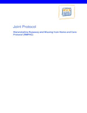 Fillable Online Joint Protocol Fax Email Print - pdfFiller