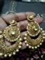 PANASH Gold-Plated Traditional Chandbali Long Pearl Kundan Ethnic ...