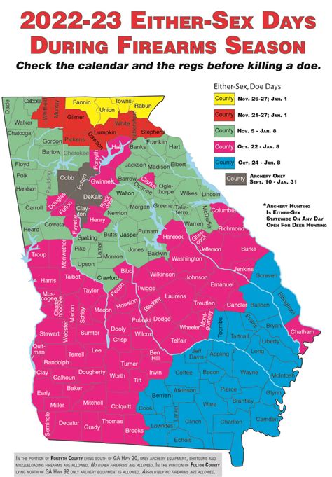 2022-2023 Quick Guide To Georgia Hunting Season Dates – Georgia Outdoor ...