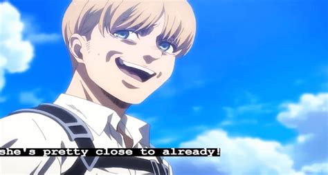 I've only just realised how fucking funny Armin sounds in the English ...