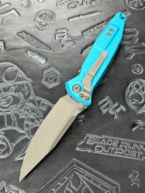 Microtech Socom Elite S/E Manual Turquoise Apocalyptic Standard 160-10 ...