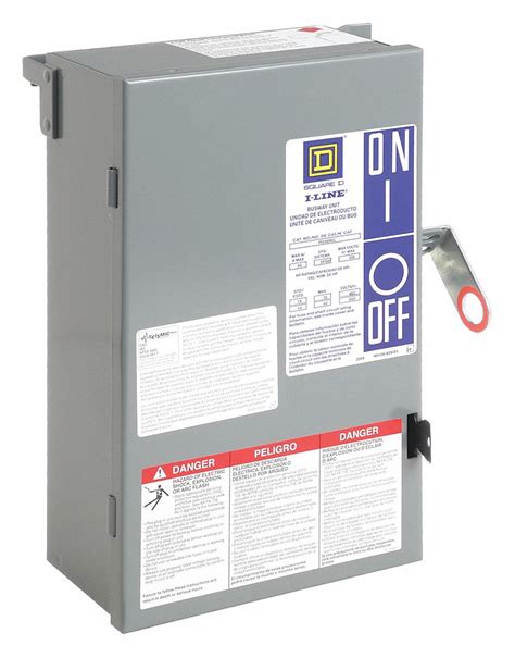 SQUARE D, Fusible, 60 A Amps, Busway Plug In Unit - 4B428|PQ4206G ...