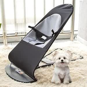 Deoxys Pet Dog Cat Rocker Chair Portable Puppy Dog Cat Rocker Bed with ...