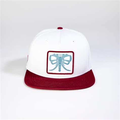 Buy Raftaar White & Red Snapback Cap online. – Urban Monkey®