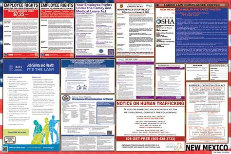 New Jersey Labor Law Posters State and Federal Combo (2024)