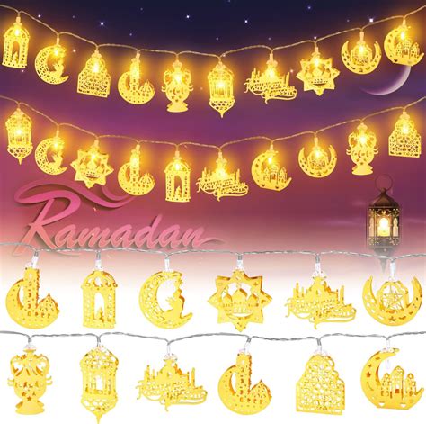 Ramadan Decorations for Home 3M 20 LED Ramadan Lights, Ramadan Lanterns ...