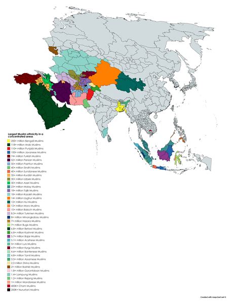 Largest Muslim ethnicity in a concentrated areas ( Please read my ...