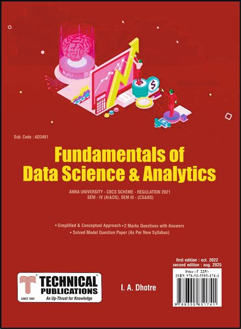 Fundamentals of Data Science and Analytics for BE Anna University R21C ...