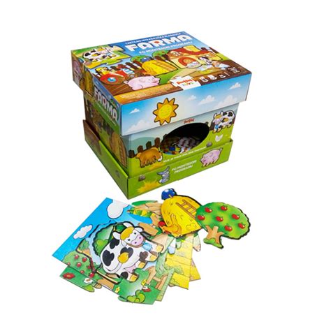 Taktilna slagalica Farma 21601 | Volim svoj dom