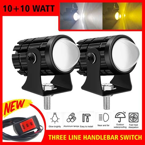 Otoroys Spotlights Mini Projector Fog Light Front Driving Lampwith ...