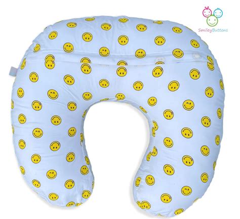 Feeding Pillow – Smiley Buttons