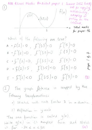 Image result for First Class Maths Predicted Paper Answers