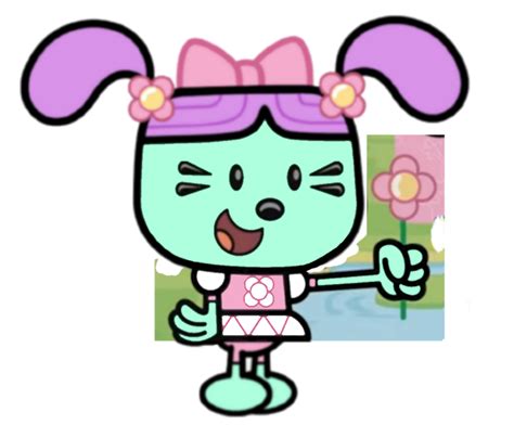 Daizy holds a flower (Wow! Wow! Wubbzy) by YahirOro19 on DeviantArt