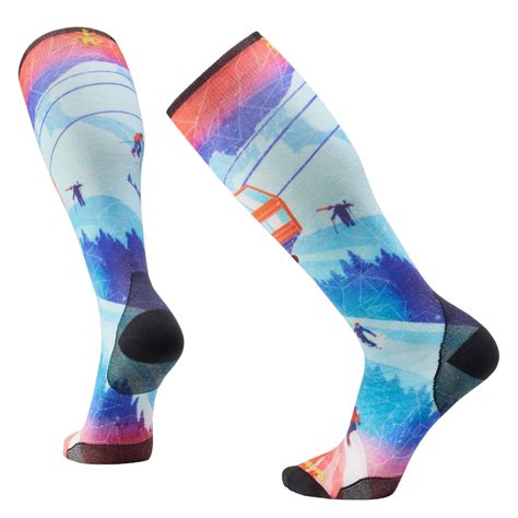 Smartwool Ski Day Print Over-the-calf Sock - Als.com