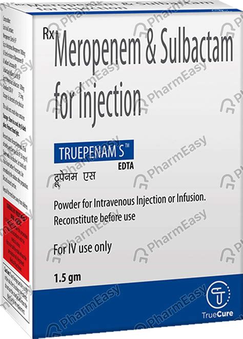 Truepenam S Dry Vial Of 1 Powder For Injection: Uses, Side Effects ...