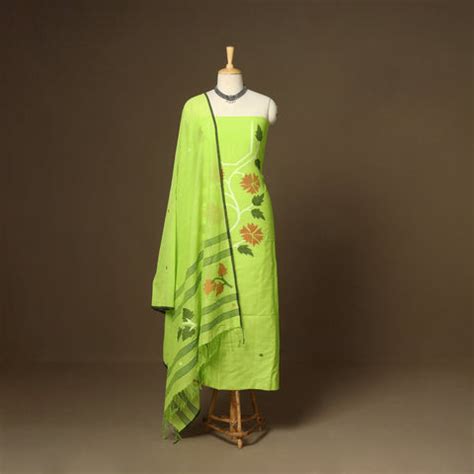 Jamdani Dress Material & Unstitched 3-piece Suit Sets | iTokri