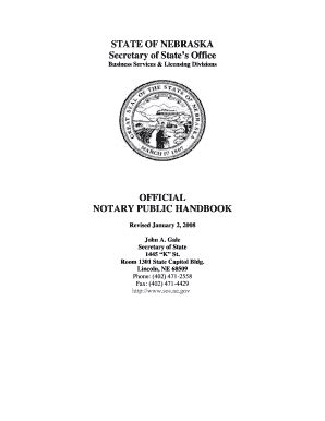 Nebraska Notary Test Study Guide 2020-2026 - Fill and Sign Printable ...