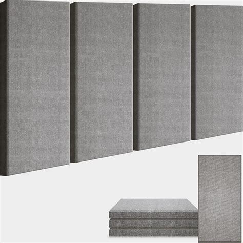 Amazon.com: BUBOS 4 PCS Acoustic Panels,24''x12'' Fabric Soundproof ...