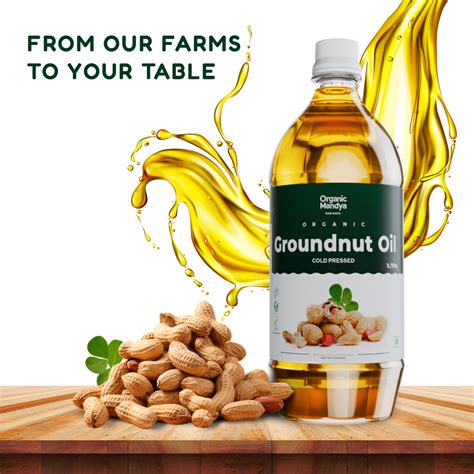 Cold Pressed Groundnut Oil - Peanut Oil for Healthy Cooking