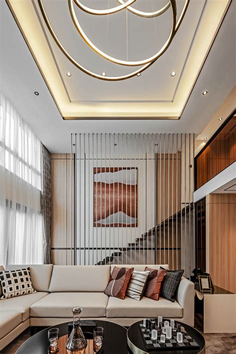 室内装修骊都国际202平方米复式-现代轻奢风格室内设计家装案例-名匠装饰