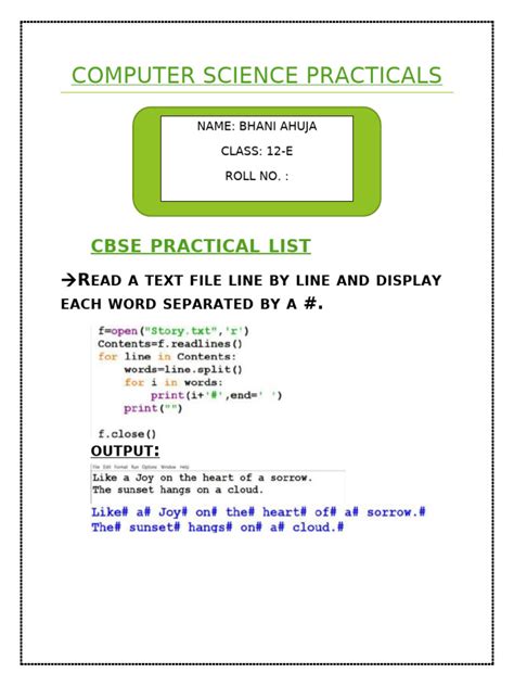 It Practical Class 12 HSC of Science Stream On Computer 的图像结果