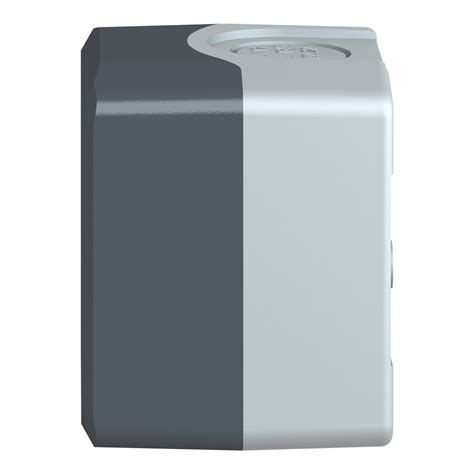 XALD01 - Empty enclosure, plastic, dark grey lid, for push button Ø22 ...